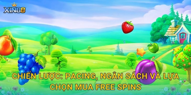 Chiến lược: pacing, ngân sách và lựa chọn mua free spins