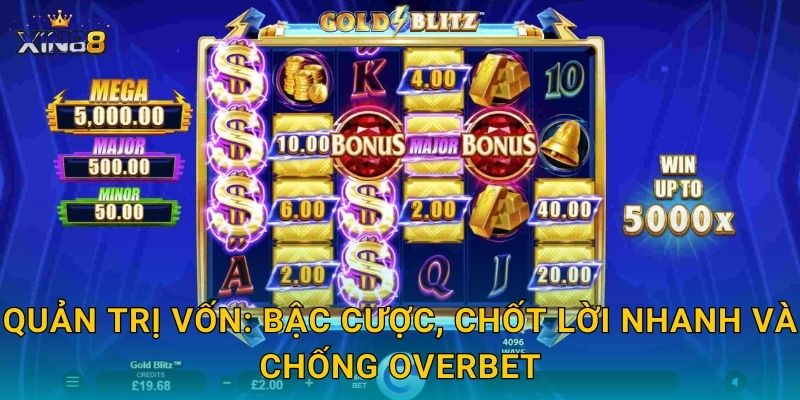 Quản trị vốn: bậc cược, chốt lời nhanh và chống overbet