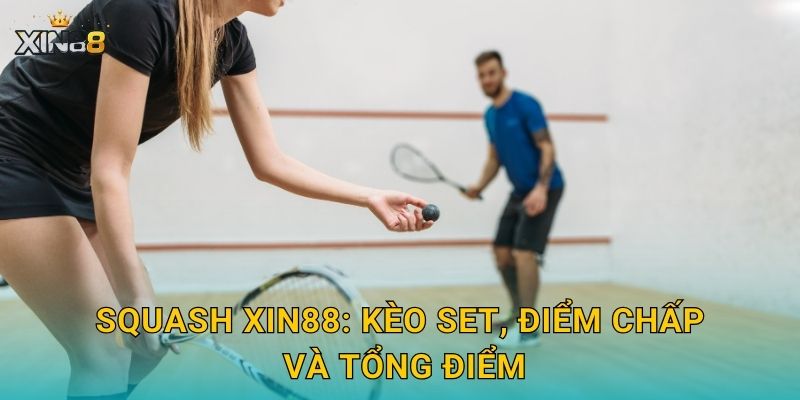 Squash XIN88: kèo set, điểm chấp và tổng điểm